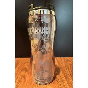 DUNKIN DONUTS Bubble Tumbler Hot/Cold Travel Mug 2014